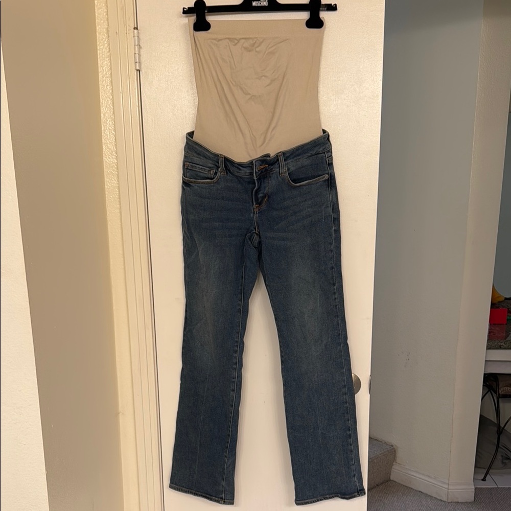 BLANQI Maternity Blue Straight Leg Jeans